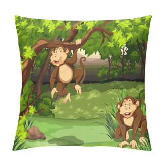 Personality  Monkeys Pillow Covers