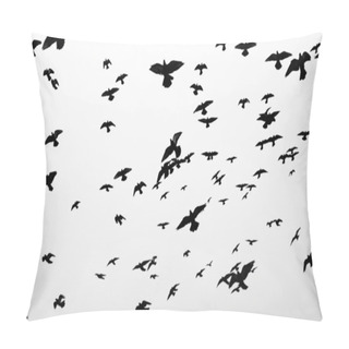 Personality  Birds Silhouettes Pillow Covers
