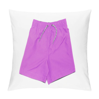 Personality  Shorts For Swimming On A White Background Isolated Pillow Covers