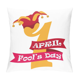 Personality  April Fools Day Design, Vector Illustration. Pillow Covers