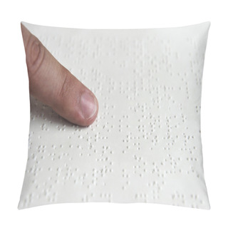 Personality  Reading Braille Pillow Covers