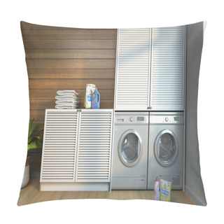 Personality  Laundry Room Pillow Covers