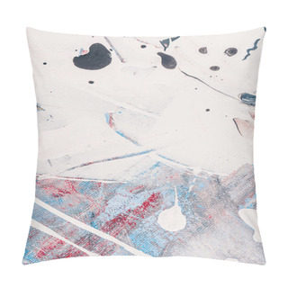 Personality  Abstract Background With Splatters Of Oil Paint  Pillow Covers