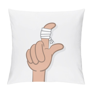 Personality  Finger Bandaged Pillow Covers