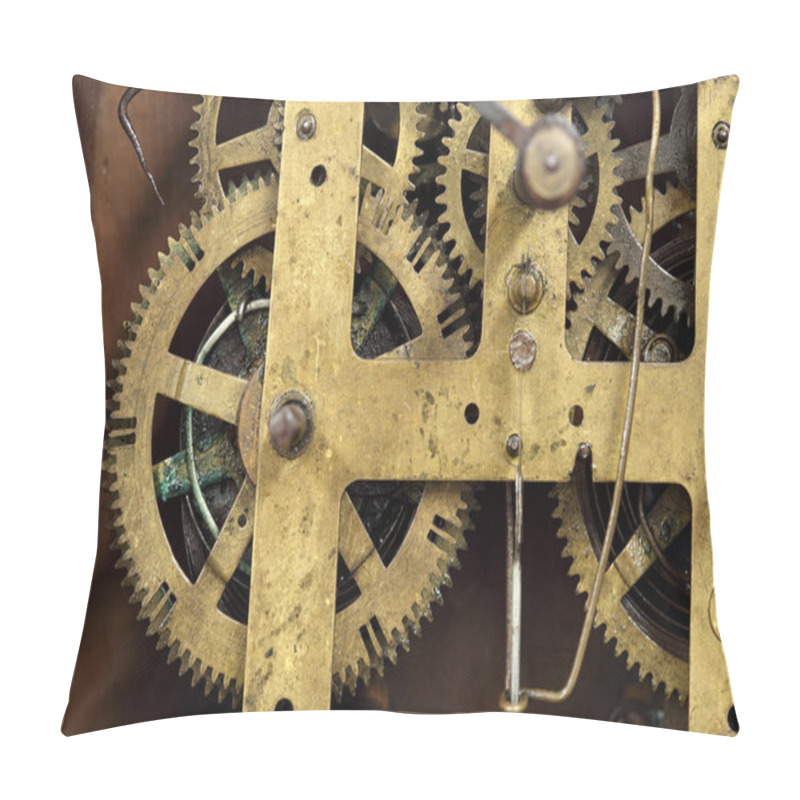 Personality  vintage clock's gears pillow covers