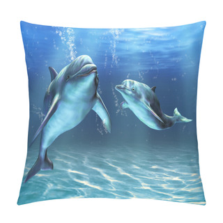 Personality Dolphins Pillow Covers