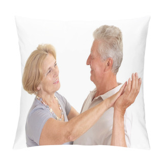 Personality  Lovely Old Couple At Home Pillow Covers