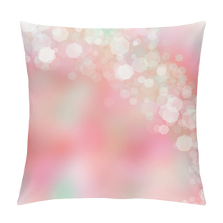 Personality  Pastel Colors  Bokeh Background Pillow Covers