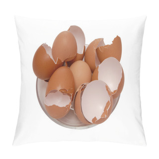 Personality  Egg Shell Is On Plate Pillow Covers