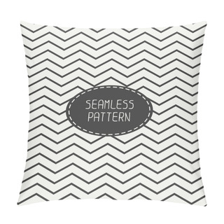 Personality  Vector Retro Chevron Zigzag Stripes Geometric Seamless Pattern. Vintage Hipster Striped. For Wallpaper, Pattern Fills, Web Page Background, Blog. Stylish Graphic Texture For Your Design. Pillow Covers