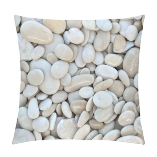 Personality  Pebble Beach Stones Background Pillow Covers