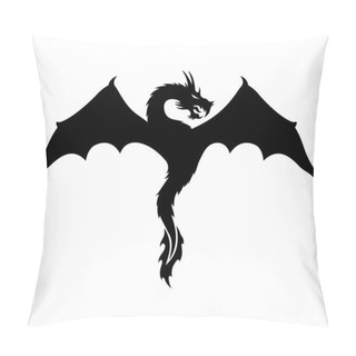 Personality  Vector Sign. Dragon. Pillow Covers