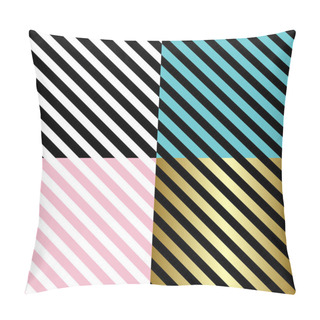 Personality  Diagonal Pattern Pillow Covers