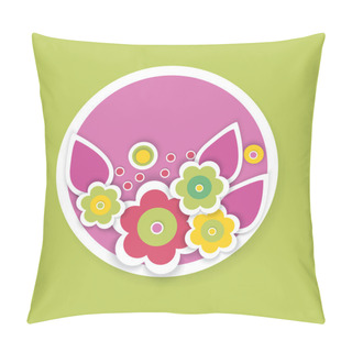 Personality  Vector Floral Background Design Pillow Covers