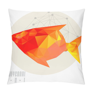 Personality  Ladybird Polygonal Pillow Covers