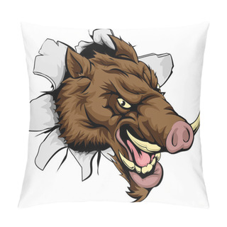 Personality  Boar Bursting Out Pillow Covers