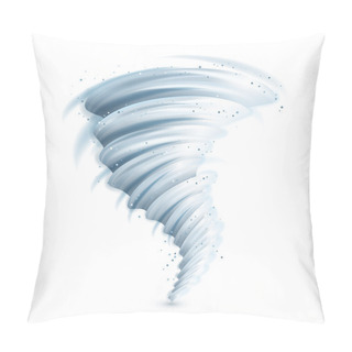 Personality  Realistic Tornado Illustration Pillow Covers