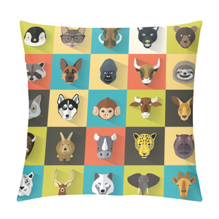 Personality  Animals Portrait Set Pillow Covers