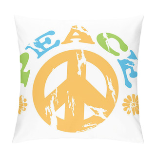 Personality  Peace 70s Pillow Covers