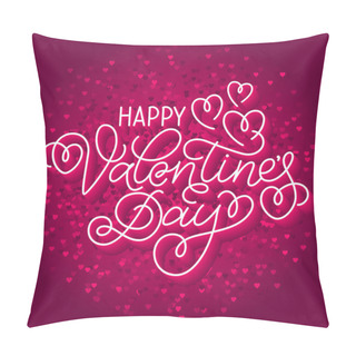 Personality  Greeting Card Design Happy Valentine's Day Pillow Covers