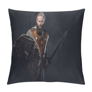 Personality  Viking Dressed In Nordic Armor  Pillow Covers