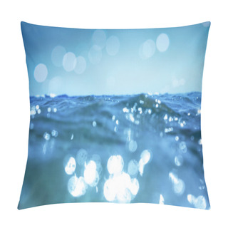 Personality  Blue Wave In Sea Water Pillow Covers