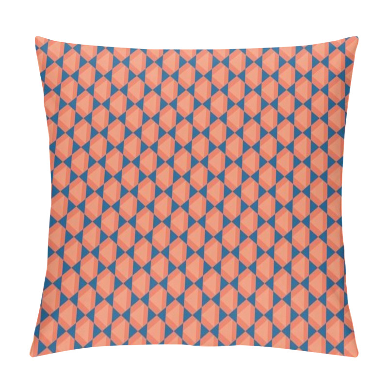 Personality  Modern colorful backdrop with hexagonal pattern pillow covers