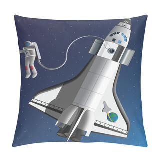 Personality  Space Walk Pillow Covers