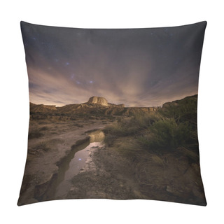 Personality  Night Over The Desert River Pillow Covers
