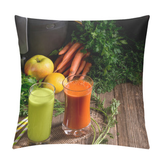 Personality  Freshly Squeezed Vegetable Juices Pillow Covers