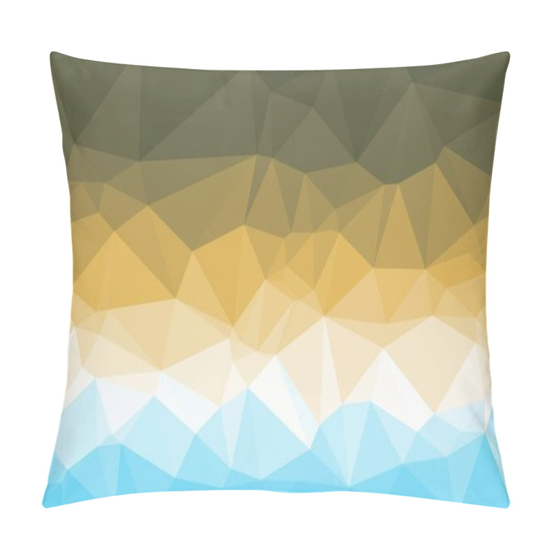 Personality  abstract multicolored background with poly pattern pillow covers