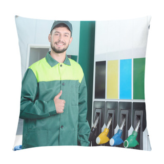 Personality  Petrol Filling Station Pillow Covers