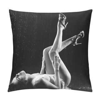 Personality  Young Sexy Woman In Aquastudio Pillow Covers