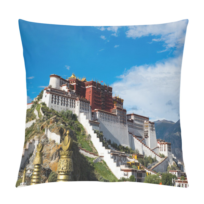 Personality  Potala Palace In Lhasa, Tibet Pillow Covers