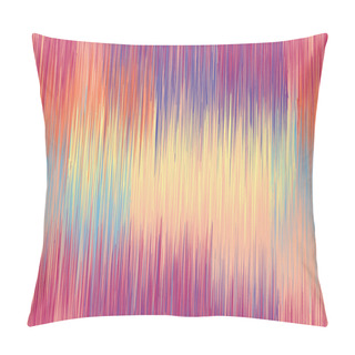 Personality  Grunge Stripes Seamless Pattern In Blue,yellow,pink Colors Pillow Covers