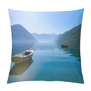 Personality  Fishing Boats On Moorage At Sea  Pillow Covers
