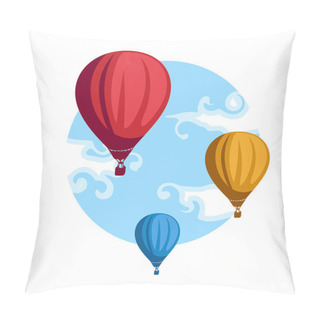 Personality  Hot Air Baloons Pillow Covers