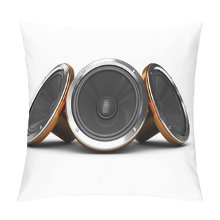 Personality  Audio Speakers Pillow Covers