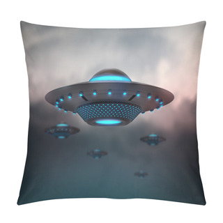 Personality  Ufo Invasion Pillow Covers