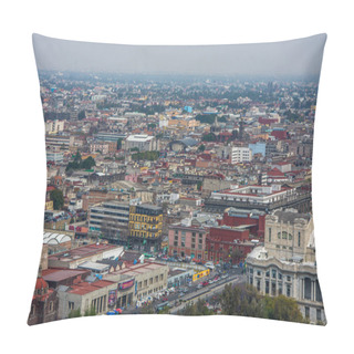 Personality  Skyline In Mexico City, Aerial View Of The City Pillow Covers