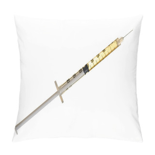 Personality  Vaccine In A Syringe Isolated Pillow Covers