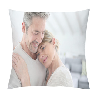 Personality  Loving Mature Couple Pillow Covers