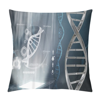 Personality  DNA And Virus Graphic Design Pillow Covers