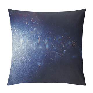 Personality  Glitter Vintage Lights Background. Defocused Pillow Covers