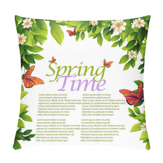 Personality  Beautiful Spring Background Pillow Covers
