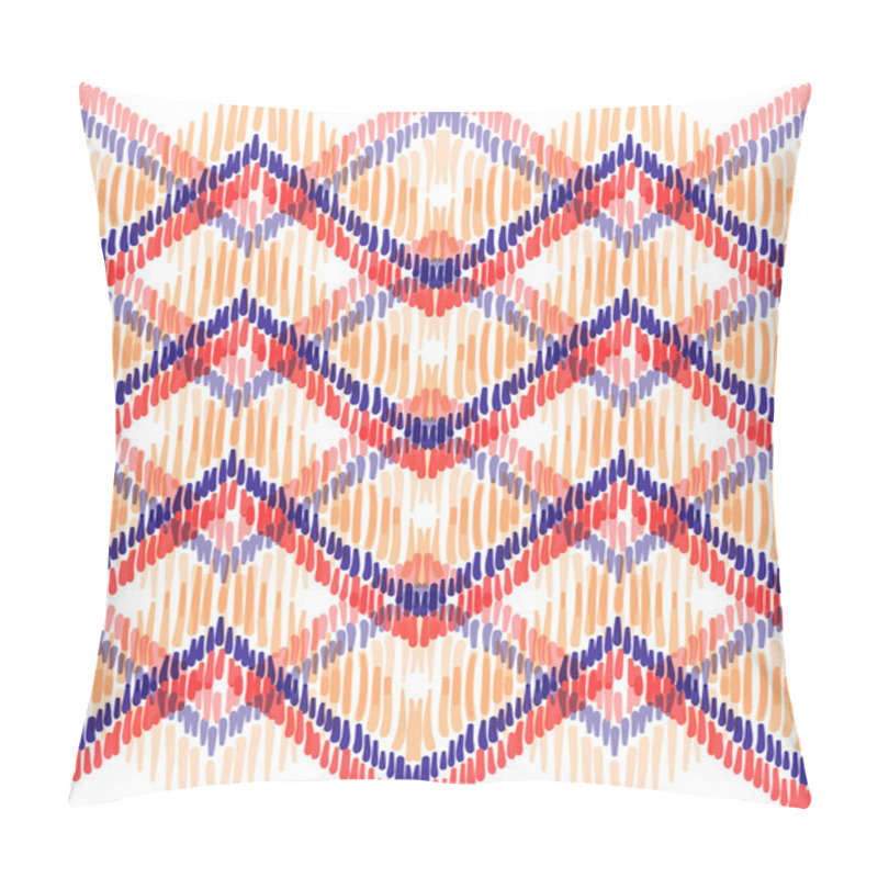Personality  Ethnic, colorful zigzags pillow covers