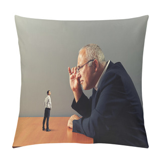 Personality  Boss Is Considering The New Employee Pillow Covers
