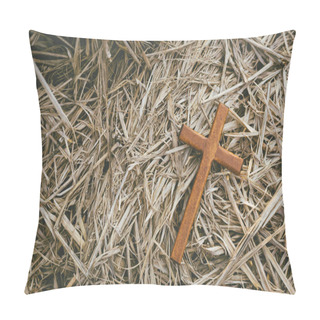 Personality  Crucifixion Of Jesus Christ On Ground. Pillow Covers