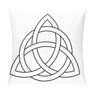 Personality  Trigurtas Celtic Knot Sign In Middle Ages Pillow Covers