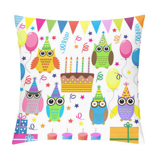 Personality  Funny Owls Pillow Covers
